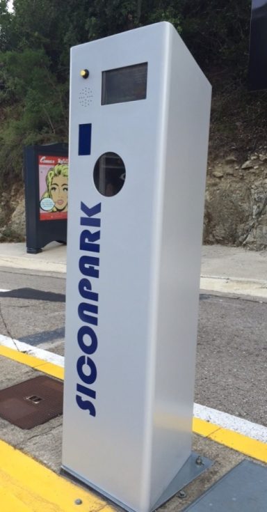 Terminal de salida con scanner código barras